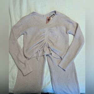 NWT Sincerely Jules Pink Knit Sweater Set